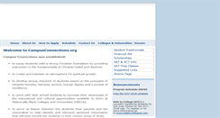 Desktop Screenshot of campusconnections.org