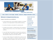 Tablet Screenshot of campusconnections.org